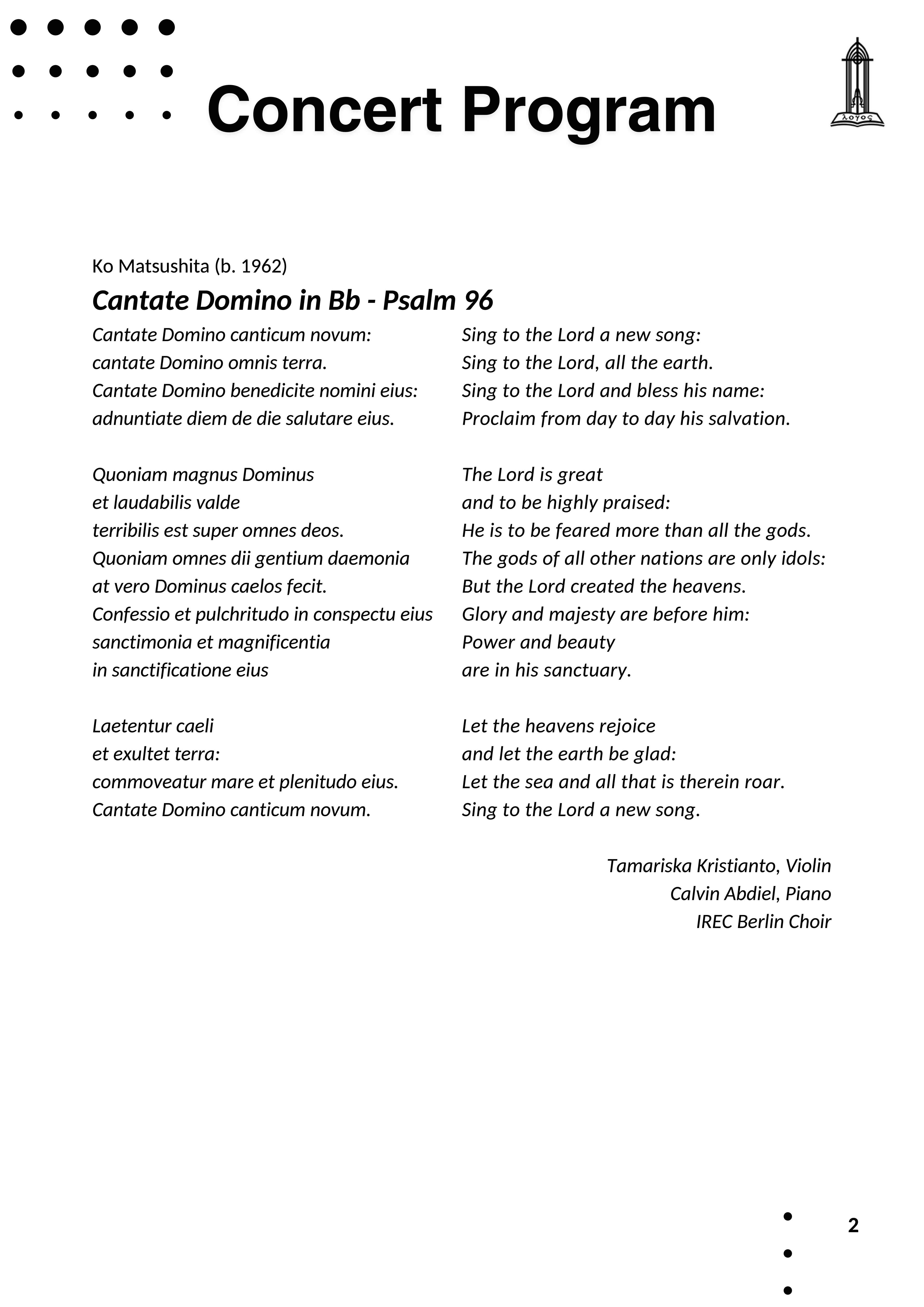 Program Book - Page 4